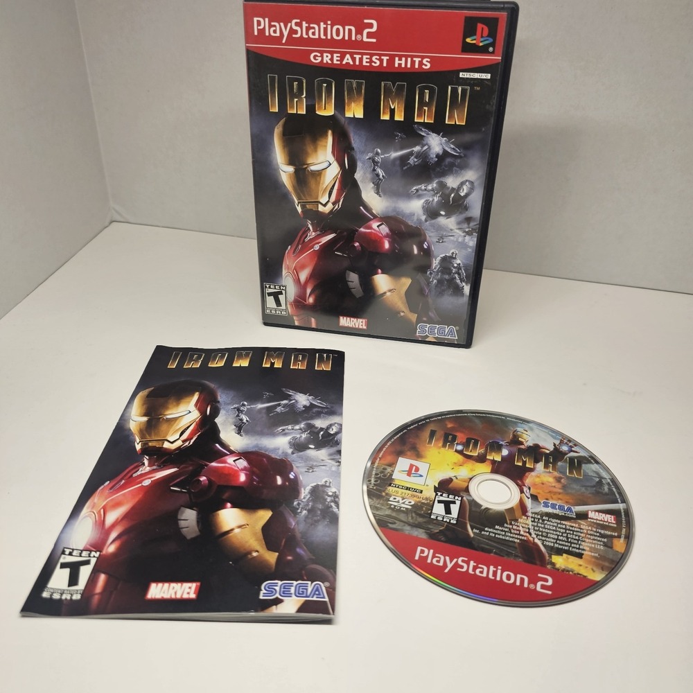 Iron Man PlayStation‎ 2 PS2 Greatest Hits CIB. TESTED